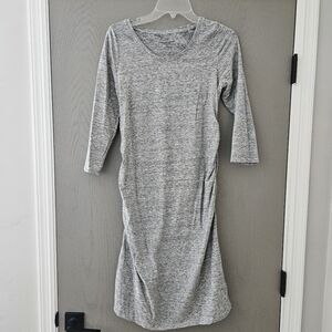 Liz Lange Maternity Heather Gray Dress Small